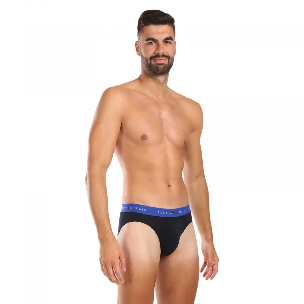 3PACK pánske slipy Tommy Hilfiger tmavo modré (UM0UM02904 0Y1) M