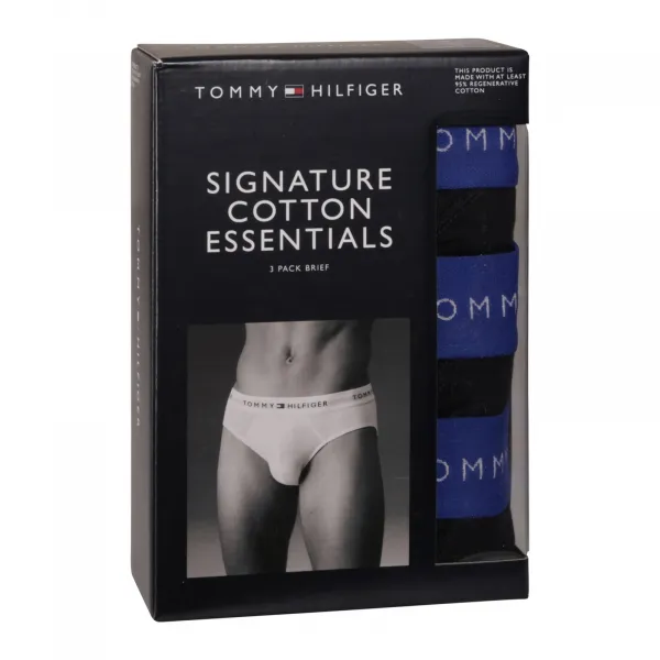 3PACK pánske slipy Tommy Hilfiger tmavo modré (UM0UM02904 0Y1) M