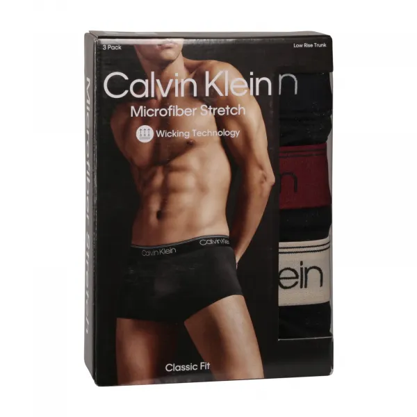 3PACK pánske boxerky Calvin Klein čierne (NB2569A-Q84) M, trenky