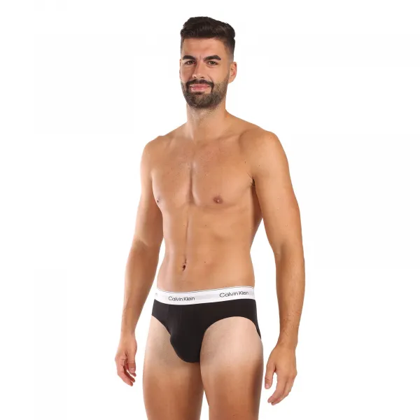 3PACK pánske slipy Calvin Klein čierné (NB3962A-UB1) M