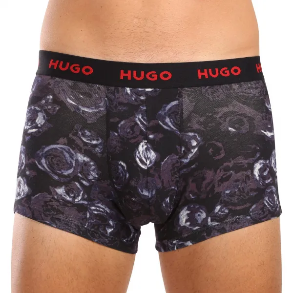 3PACK pánske boxerky HUGO viacfarebné (50517894 982) S, trenky