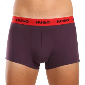 3PACK pánske boxerky HUGO viacfarebné (50517894 982) S, trenky