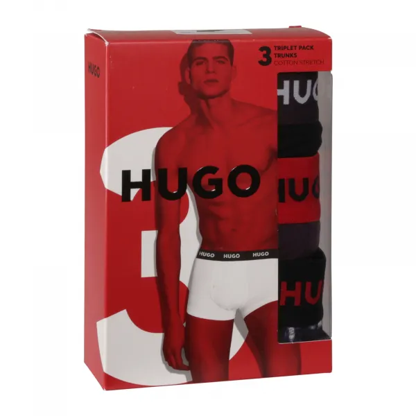 3PACK pánske boxerky HUGO viacfarebné (50517894 982) S, trenky