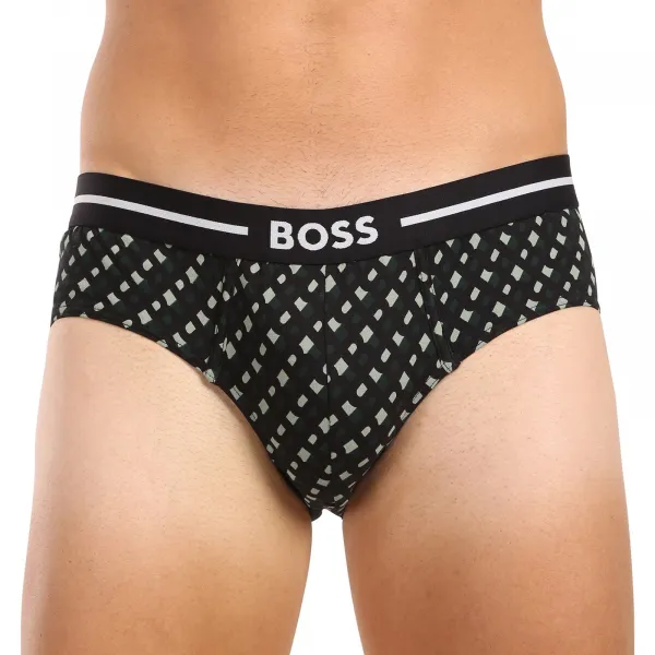 3PACK pánske slipy BOSS viacfarebné (50520164 975) M