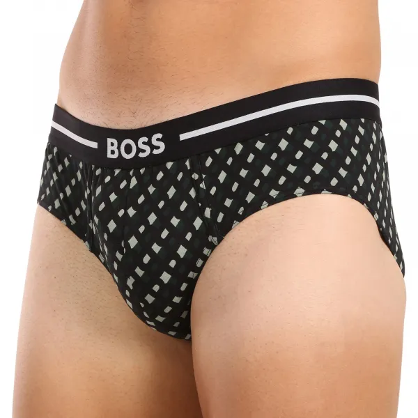 3PACK pánske slipy BOSS viacfarebné (50520164 975) M