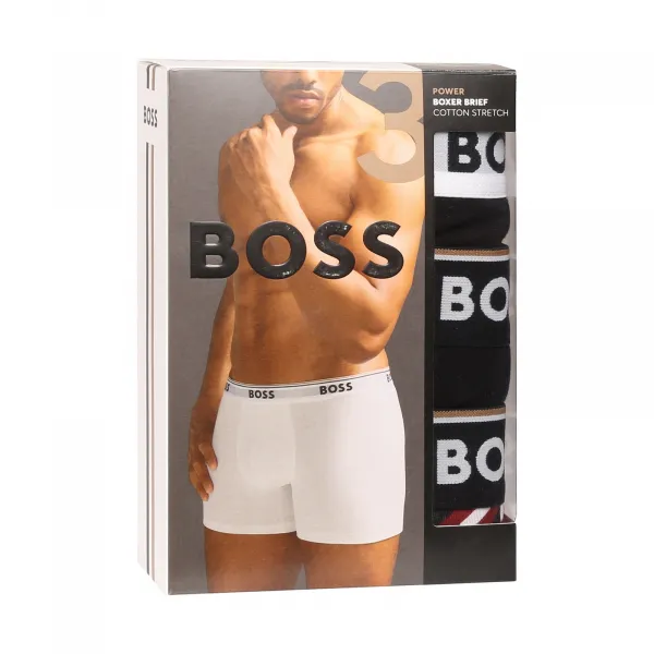 3PACK pánske boxerky BOSS viacfarebné (50524533 963) M, trenky