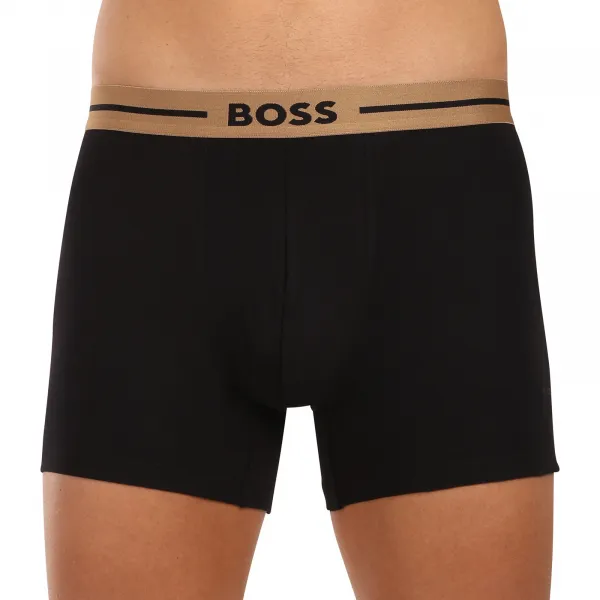 3PACK pánske boxerky BOSS čierné (50517834 981) M, trenky