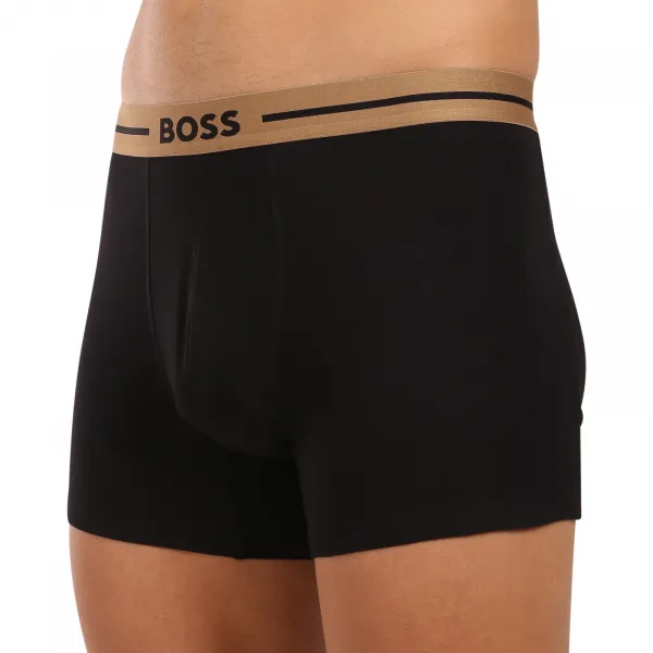 3PACK pánske boxerky BOSS čierné (50517834 981) M, trenky