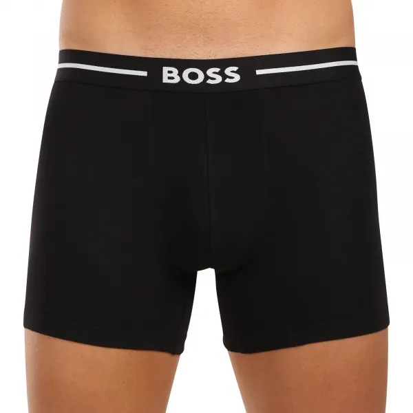3PACK pánske boxerky BOSS čierné (50517834 981) M, trenky