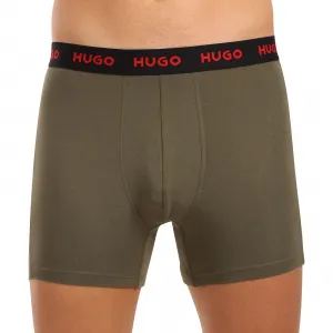 3PACK pánske boxerky HUGO viacfarebné (50517886 966) M, trenky