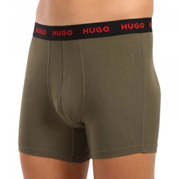 3PACK pánske boxerky HUGO viacfarebné (50517886 966) M, trenky
