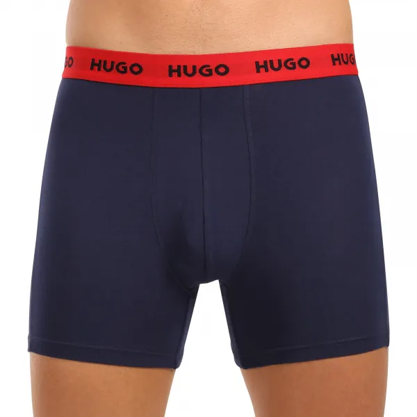 3PACK pánske boxerky HUGO viacfarebné (50517886 966) M, trenky