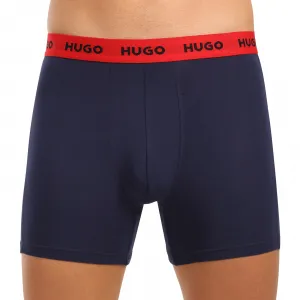 3PACK pánske boxerky HUGO viacfarebné (50517886 966) M, trenky