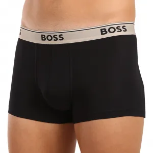 3PACK pánske boxerky BOSS čierné (50517827 968) S, trenky
