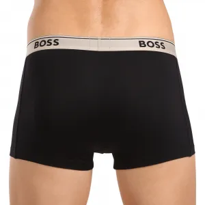 3PACK pánske boxerky BOSS čierné (50517827 968) S, trenky