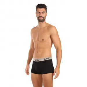 3PACK pánske boxerky BOSS čierné (50517827 968) S, trenky