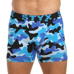6PACK pánske boxerky Styx long art športová guma viacfarebné (6UN13198780) S, trenky