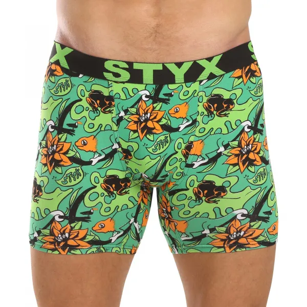 6PACK pánske boxerky Styx long art športová guma viacfarebné (6UN13198780) S, trenky