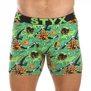 6PACK pánske boxerky Styx long art športová guma viacfarebné (6UN13198780) S, trenky