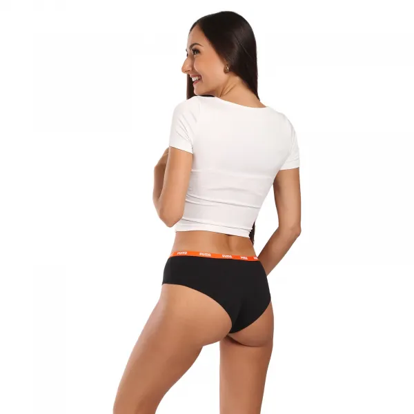 3PACK dámske nohavičky Puma čierné (503007001 007) M