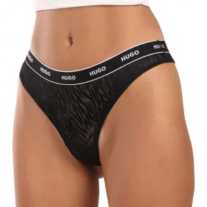 3PACK dámske tangá HUGO viacferbná (50523829 961) L
