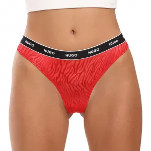3PACK dámske tangá HUGO viacferbná (50523829 961) L