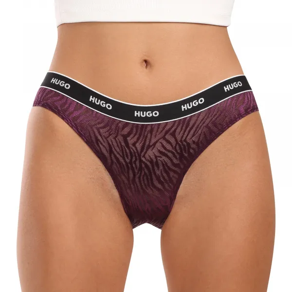 3PACK dámske nohavičky HUGO viacfarebné (50523826 961) S