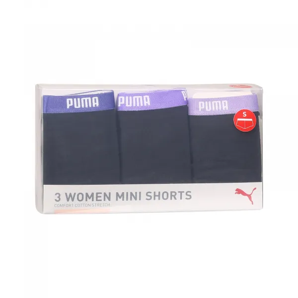 3PACK dámske nohavičky Puma čierné (503006001 006) M
