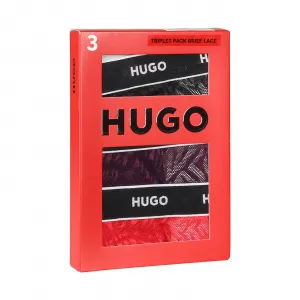 3PACK dámske nohavičky HUGO viacfarebné (50523826 961) S