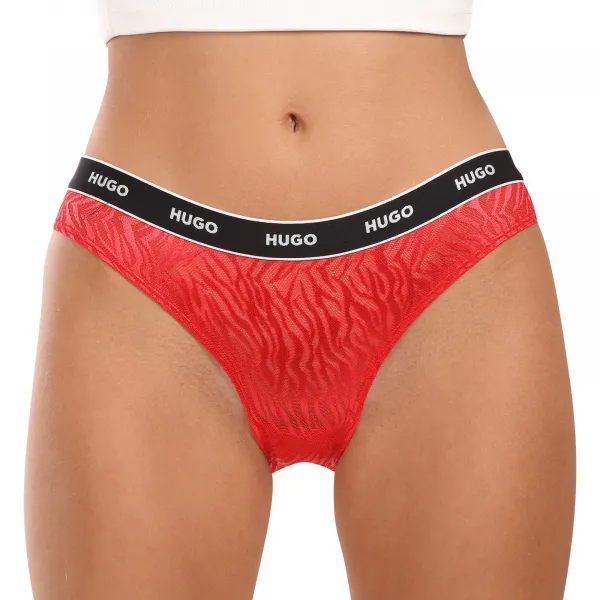 3PACK dámske nohavičky HUGO viacfarebné (50523826 961) S