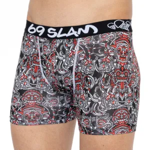 Pánske boxerky 69SLAM fit bamboo totem mask (MPBTMS-BB) S, trenky
