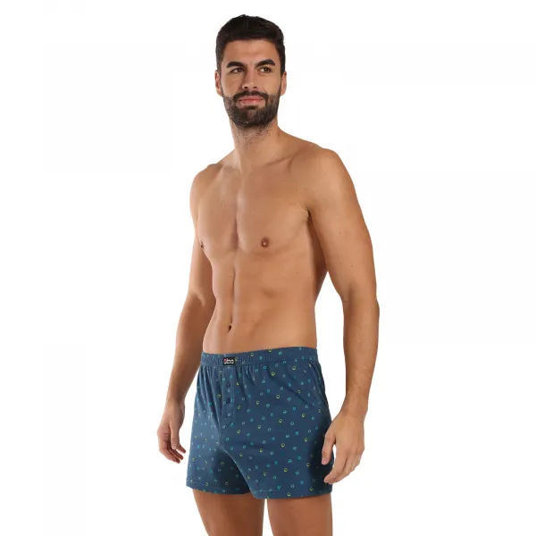 Pánske trenky Gino modré (75203-MGAMMZ) M, trenírky