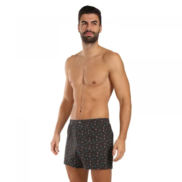 Pánske trenky Gino sivé (75203-DxGMMZ) M, trenírky