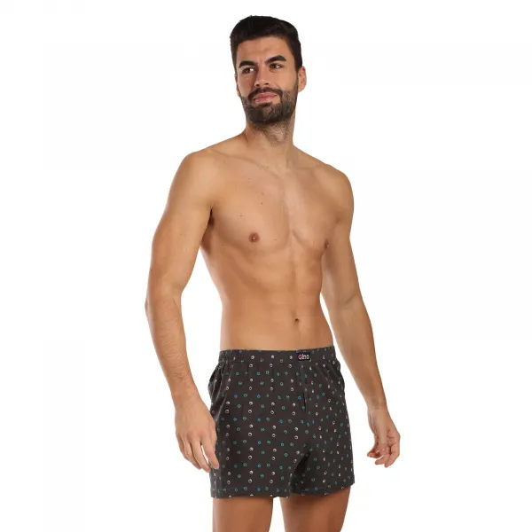 Pánske trenky Gino sivé (75203-DxGMMZ) M, trenírky