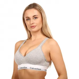 Dámska podprsenka Calvin Klein sivá (QF1654E-020) XS