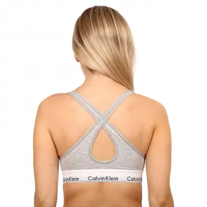 Dámska podprsenka Calvin Klein sivá (QF1654E-020) XS