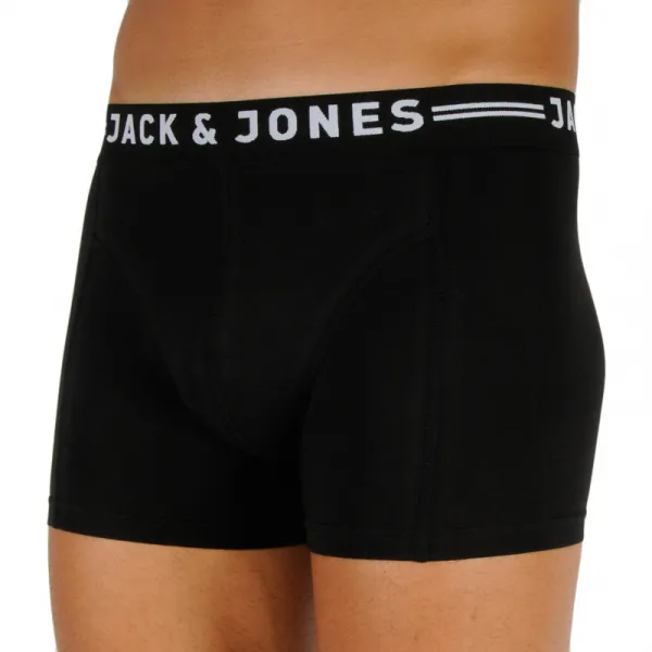 3PACK pánske boxerky Jack and Jones čierne (12171944) M, trenky