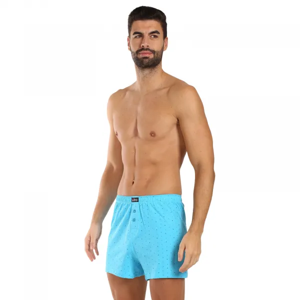 Pánske trenky Gino modré (75204-LZMMZM) M, trenírky