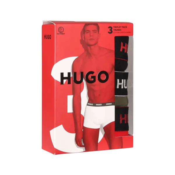 3PACK pánske boxerky HUGO viacfarebné (50517878 985) M, trenky