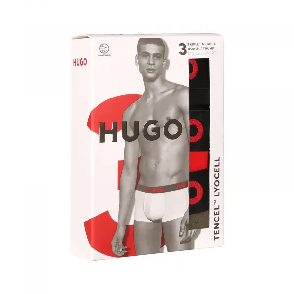 3PACK pánske boxerky HUGO viacfarebné (50496723 965) M, trenky