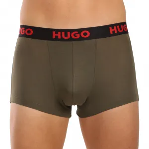 3PACK pánske boxerky HUGO viacfarebné (50496723 965) M, trenky