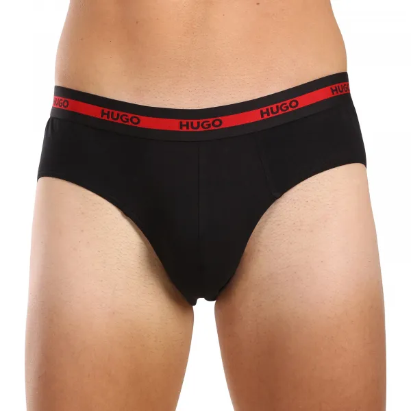 3PACK pánske slipy HUGO viacfarebné (50517877 963) M