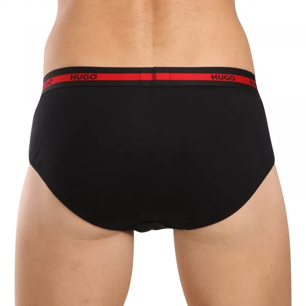 3PACK pánske slipy HUGO viacfarebné (50517877 963) M