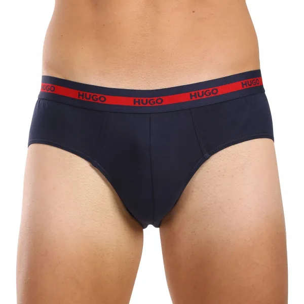 3PACK pánske slipy HUGO viacfarebné (50517877 963) M