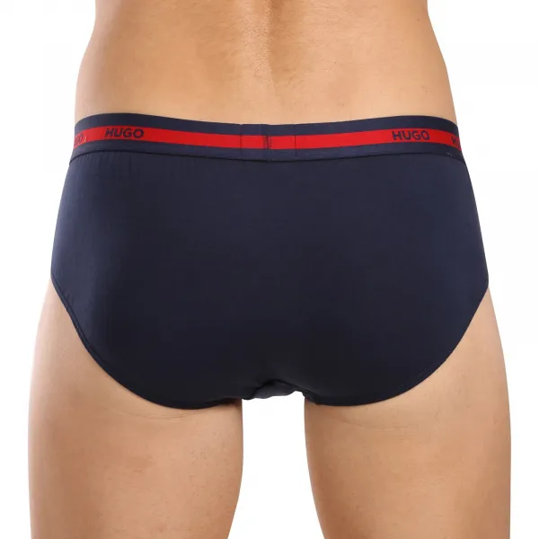 3PACK pánske slipy HUGO viacfarebné (50517877 963) M