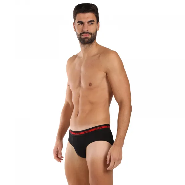 3PACK pánske slipy HUGO viacfarebné (50517877 963) M