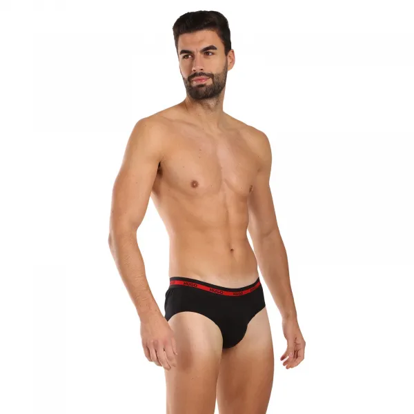 3PACK pánske slipy HUGO viacfarebné (50517877 963) M