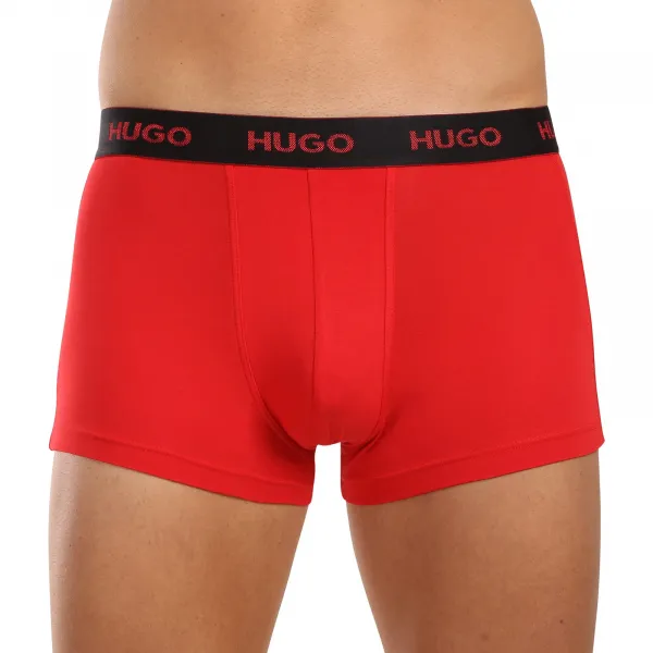 3PACK pánske boxerky HUGO viacfarebné (50517878 985) M, trenky