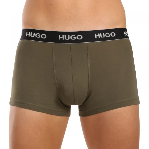 3PACK pánske boxerky HUGO viacfarebné (50517878 985) M, trenky