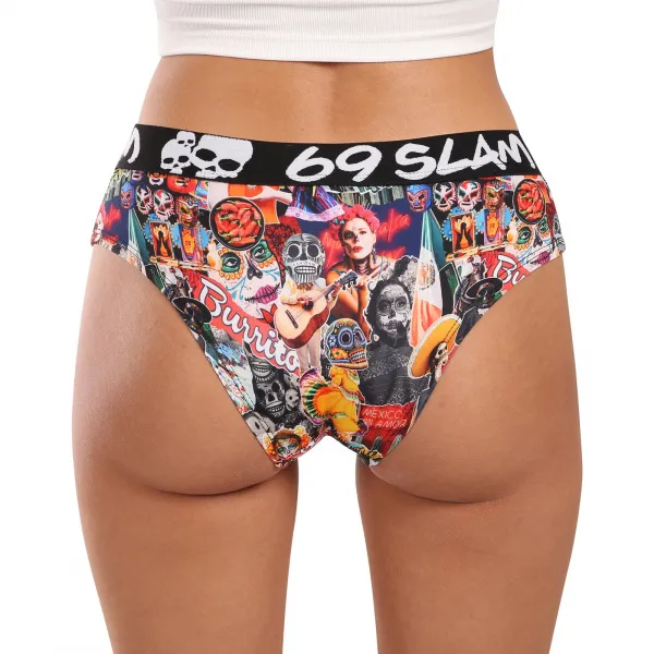 Dámske nohavičky 69SLAM luna MEXICOLLAGE (GYXMXG-PO) S